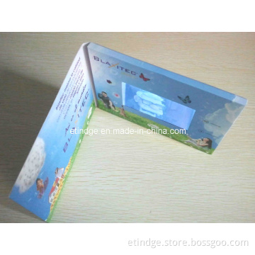 2.4"2.8"4.3"7"10.1" A5 Size 128MB Video Greeting Card
